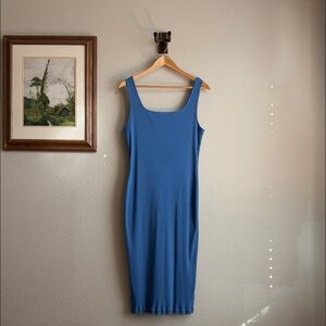 Uniqlo Ribbed Midi Dress